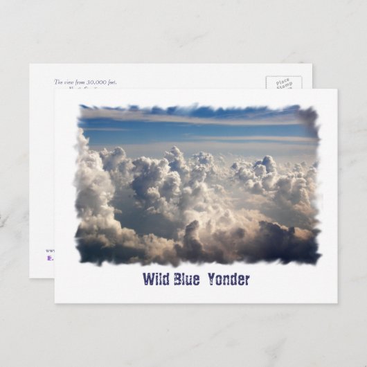Wild Blue Yonder Briefkaart (Voorkant / Achterkant)