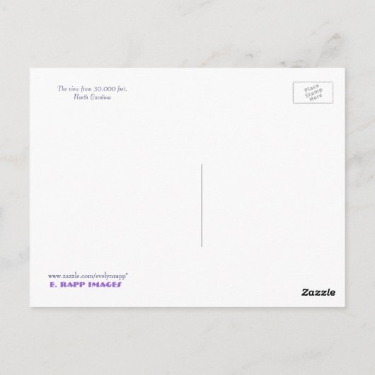 Wild Blue Yonder Briefkaart (Achterkant)