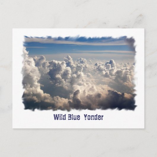 Wild Blue Yonder Briefkaart (Voorkant)