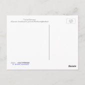 Wild Blue Yonder Briefkaart (Achterkant)