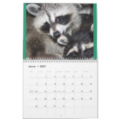Wild Blue Yonder Raccoons van 2021 Calendar Kalender (Mar 2027)