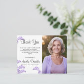 Wild Bluebell begrafenis dank u kaarten (Staand voorkant)