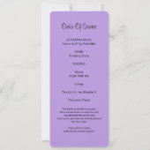 Wild Bluebell Viering van het Leven Fotokaart Kaart (Achterkant)