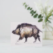Wild Boar 1999 Briefkaart (Staand voorkant)