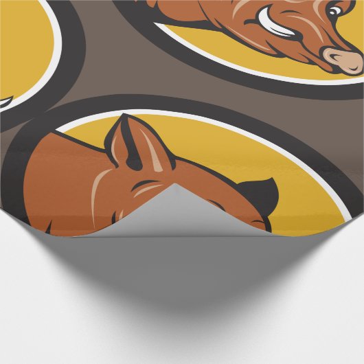 Wild Boar Cadeaupapier (Hoek)