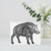Wild Boar, defensieve Stance Briefkaart (Staand voorkant)