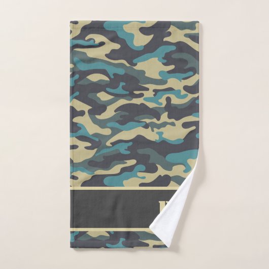 Wild Boar en Camo Bath Towel Set Bad Handdoek (Handdoek)