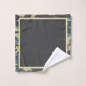 Wild Boar en Camo Bath Towel Set Bad Handdoek (Wasdoekje)
