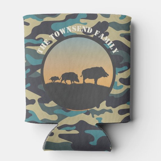 Wild Boar en Camo Blikjeskoeler (Achterkant)