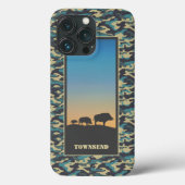 Wild Boar en Camo Case-Mate iPhone Case (Achterkant)