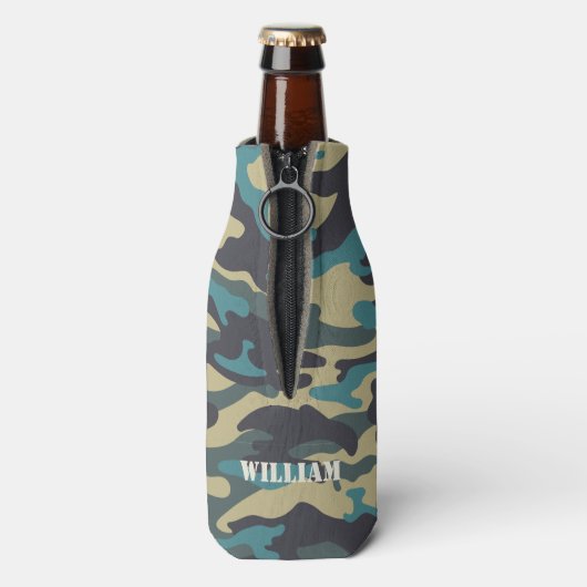 Wild Boar en Camo Flesjeskoeler (Fles Achterkant)