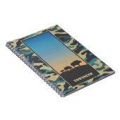 Wild Boar en Camo spiral Notitieboek (Rechterzijde)