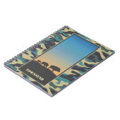 Wild Boar en Camo spiral Notitieboek (Linkerzijde)