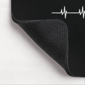 Wild Boar Heartbeat Ekg Hog Hunter Hunt Hunting Muismat (Hoek)