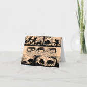 Wild Boar Hunt - Duits Zwarte Woud of Beiers Bedankkaart (Voorkant)