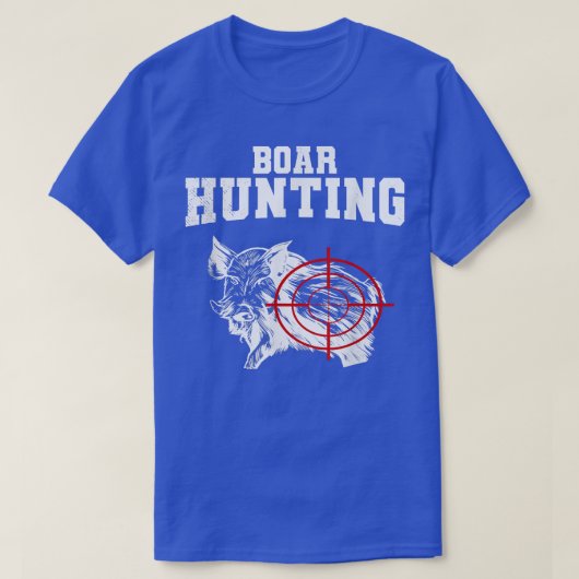Wild Boar Hunting Razorback Wild Boar Hunter Wild T-shirt (Design voorkant)