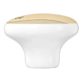 Wild Boar (Japanse kunst) (van Kono Bairei) Keramische Knop (Zijkant)