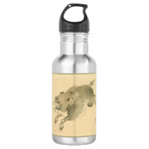 Wild Boar (Japanse kunst) (van Kono Bairei)