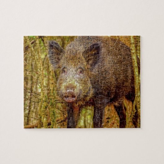 Wild Boar Legpuzzel (Horizontaal)