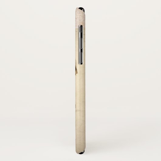 WILD BOAR PIGLET Animal Drawing Monogram Case-Mate iPhone Case (Achterkant/links)