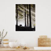 Wild Boar Poster (Keuken)