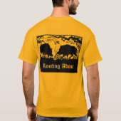 Wild Boar Rooking Old German Design Front & Back T-shirt (Achterkant)