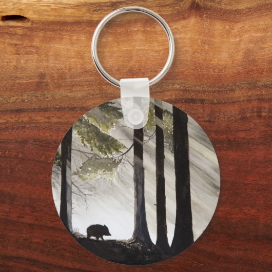 Wild Boar Sleutelhanger (Voorkant)