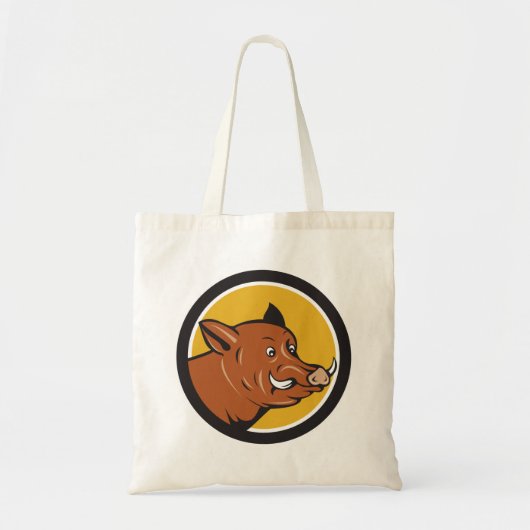 Wild Boar Tote Bag (Voorkant)