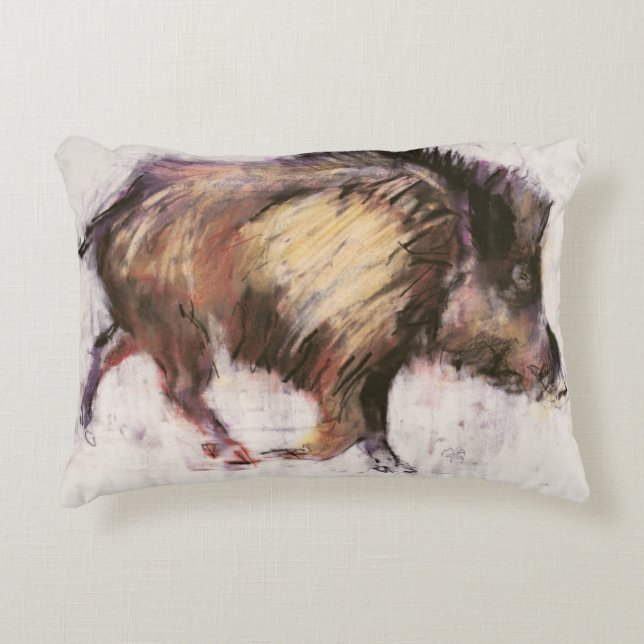 Wild Boar Trotting 1999 Accent Kussen (Voorkant)