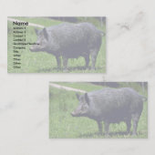Wild Boar Visitekaartje (Voorkant / Achterkant)