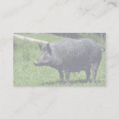 Wild Boar Visitekaartje (Achterkant)