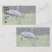 Wild Boar Visitekaartje (Voorkant / Achterkant)