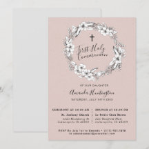 Wild Boeket Eerste Heilige Communie | Blush |