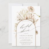 Wild Boho Protea Pampas Grass Vrijgezellenfeest Kaart (Voorkant)