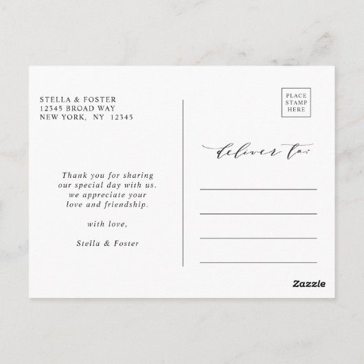 Wild Boho Protea Pampas Grass Wedding Hartelijk da Briefkaart (Achterkant)