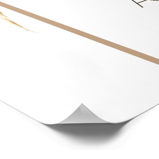 Wild Boho Protea Pampas Grass Wedding Welkom Poster (Hoek)