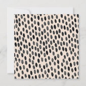 Wild Boho verjaardagsfeestje uitnodiging (Achterkant)