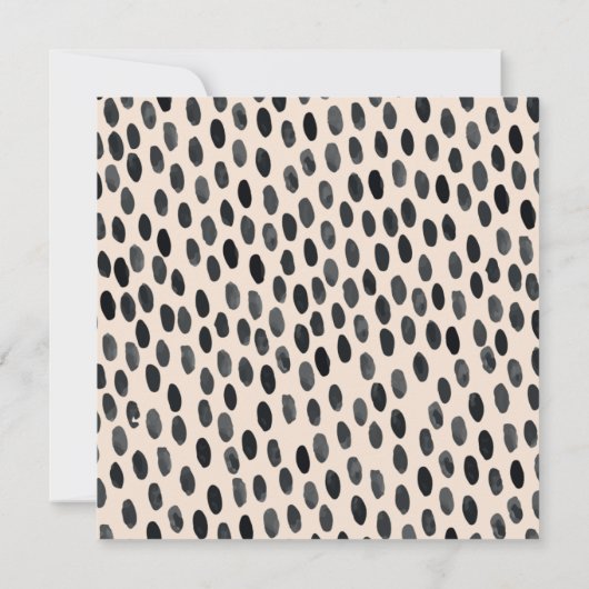 Wild Boho verjaardagsfeestje uitnodiging (Achterkant)