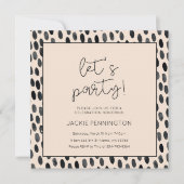 Wild Boho verjaardagsfeestje uitnodiging (Voorkant)