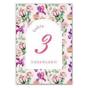 Wild Botanical Maximalism Wedding Kaart