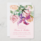 Wild Botanical Maximalism Wedding Kaart (Voorkant)
