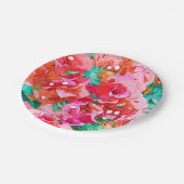 Wild Bougainvillea, Bloom Summer Floral Bohemian Papieren Bordje (Gekanteld)