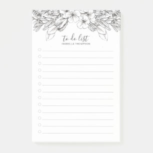 Wild Bouquet Botanical Post-It Notes
