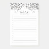 Wild Bouquet Botanische Post-It Notes (Voorkant)