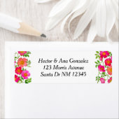 Wild Briar Roos retour adreslabels Etiket (Insitu)