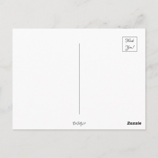 wild briefkaart (Achterkant)