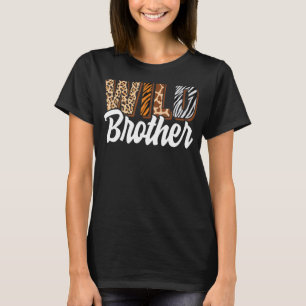 Wild Brother Zoo Born Two be Wild B day Safari Jun T-shirt
