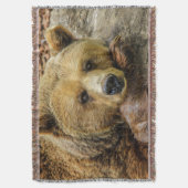 Wild Brown Beer Deken (Voorkant Verticaal)
