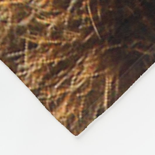 Wild Brown Beer Fleece Deken (Hoek)