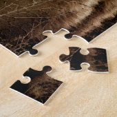 Wild Brown Grizzly Beer - Wilde natuur Legpuzzel (Zijkant)